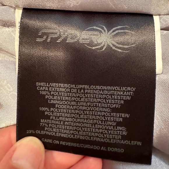 Spyder Light Blue Thinsulate Ski Jacket - Size 6 - Picture 7 of 16